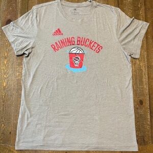 NC State, Official Adidas, raining buckets tee